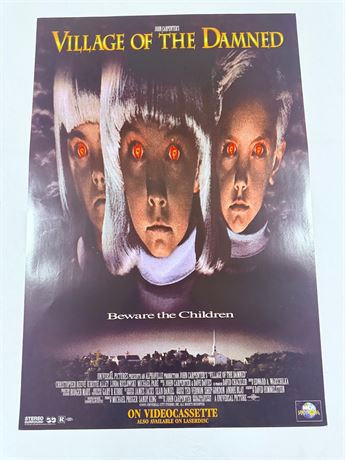 Village of the Damned Original Rolled 27x40” Movie Poster
