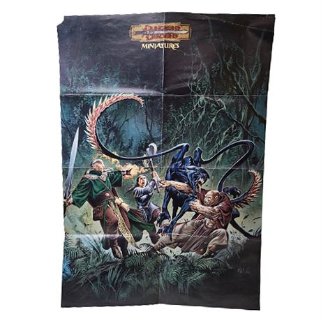 Dungeons & Dragons Miniatures Poster