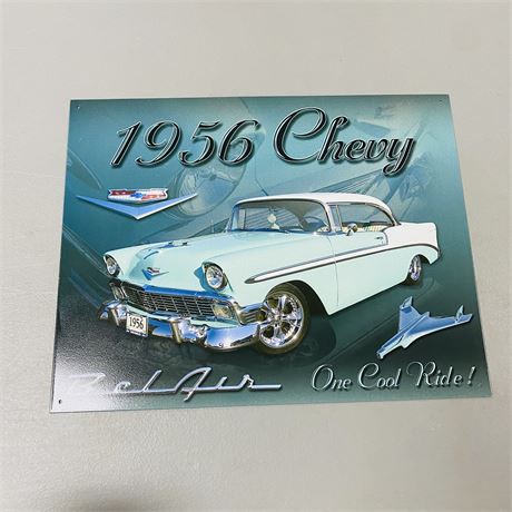 12.5x16” 56 Chevy Metal Sign