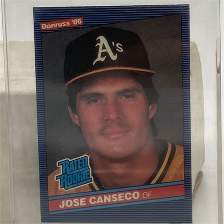 JOSE CANSECO ROOKIE CARD