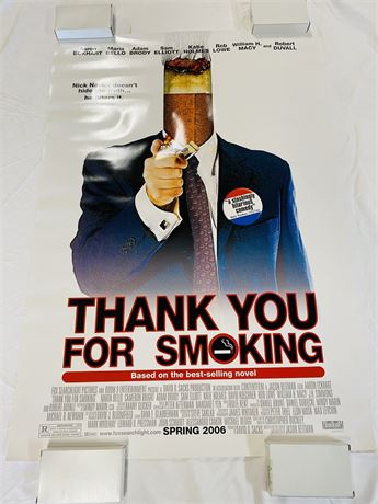 Thank You For Smoking Original DS 27x40 Movie Poster - ROLLED