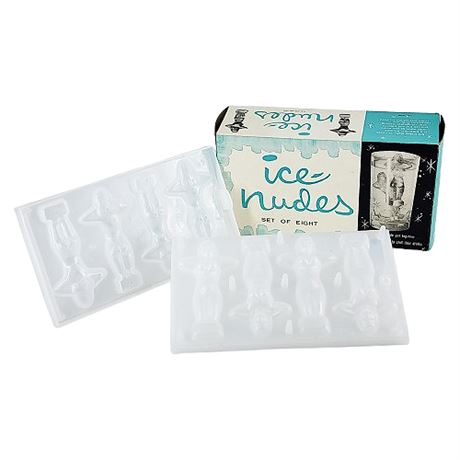 Mid-Century Dorcy Mfg. "Ice-Nudes" Risque Ice Molds, New in Box