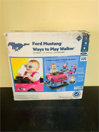 NIB Ford Mustang Baby Walker