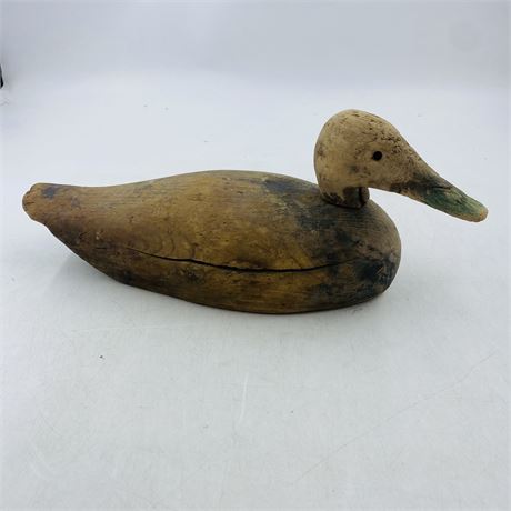 Old 16” Wood Duck Decoy