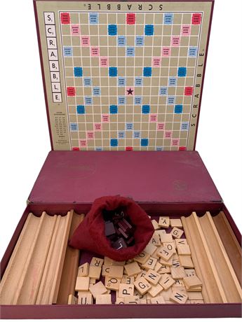 1953 Selchow & Righter Scrabble Board Game