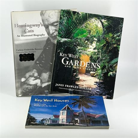 Lot of Key West Garden, House & Hemingway Paperback Books