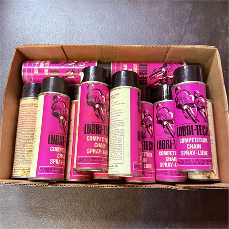 12 NOS Cans Spray Lube