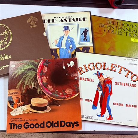 5 Vintage Vinyl Box Sets