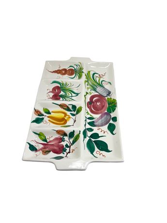 MCM Ceramic Italian Divided Serving Platter