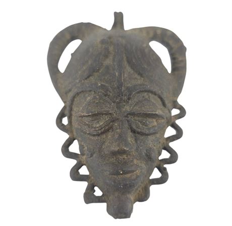 Antique, Bamun Camaroon--Bronze Pendant