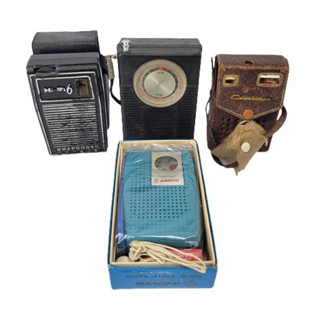 Vintage Handheld Radio Lot