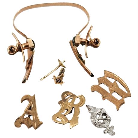 Vintage 10K & 14K Gold Scrap Lot