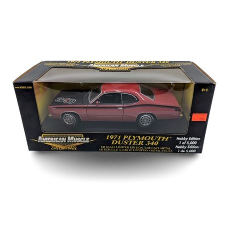 1:18 Scale Die Cast Ertl Collectibles Plymouth Duster 340