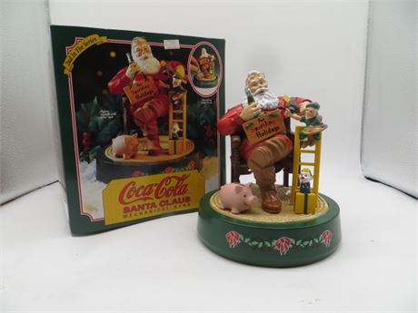 Coca Cola Santa Claus Mechanical Bank NIB
