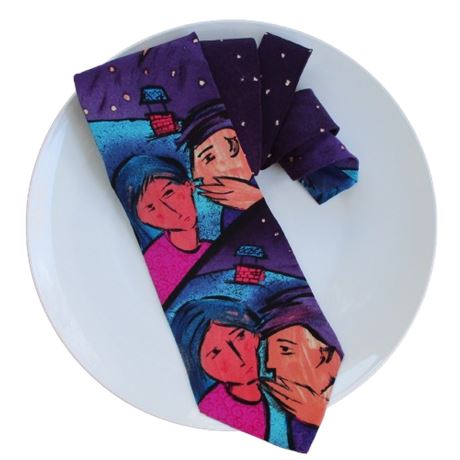 The BEATLES Do You Want To Know A Secret 100% Silk Men's Vintage '90's Necktie