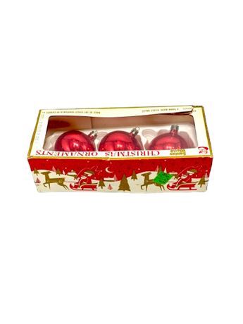 Vtg Eurpoean Glass Mercury Bulbs - Santa's World Box