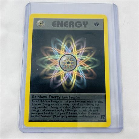 MINT 1999 1st Edition Pokémon Rainbow Energy