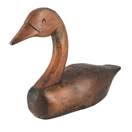 Canadian Wooden Loon Decoy
