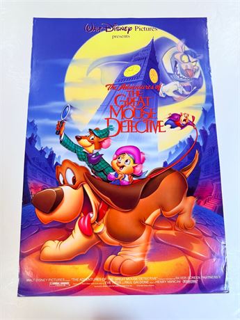 The Great Mouse Detective Original DS Rolled 27x41 Movie Poster