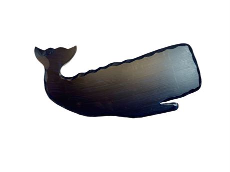 Wooden Whale - Black