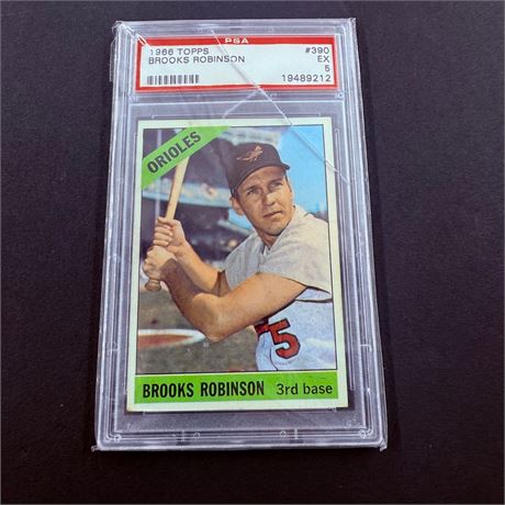 PSA 5 - 1966 Topps Brooks Robinson #390