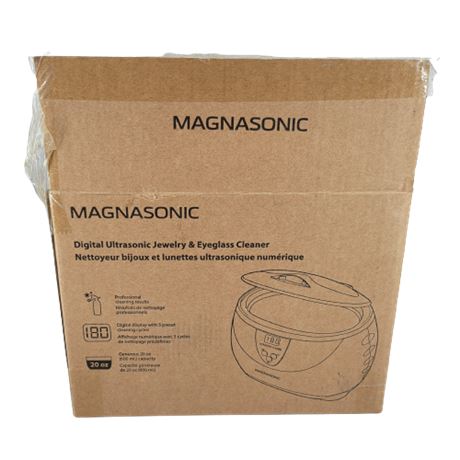 Magnasonic Digital Ultrasonic Jewelry & Eyeglass Cleaner