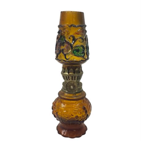 VTG 5" Mini Glass Kerosene Lamp