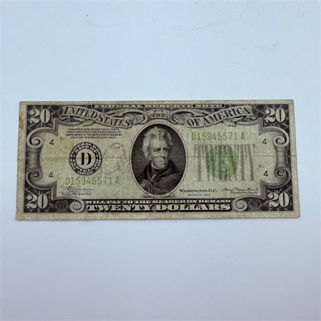 1934 $20 Bill
