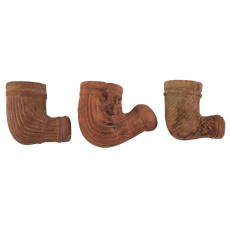 Native American Clay Trade Pipes, Roanoke Virginia - Set of 3
