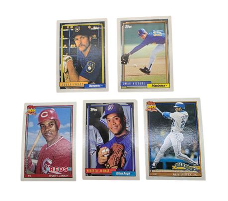 Topps Lot of 1991 & 1992 Baseball Cards