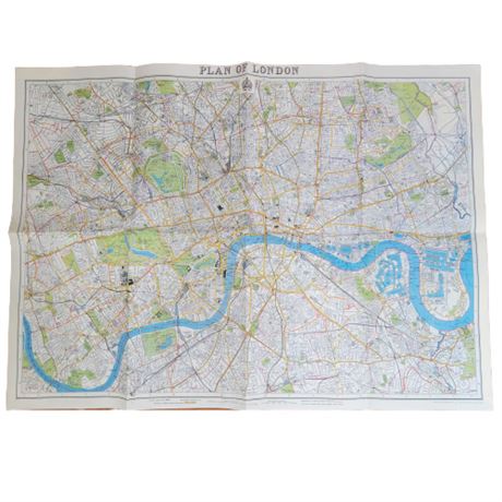 Plan of London 2011 Cavallini Papers & Co. Map