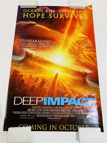 Deep Impact Original 27x40 Movie Poster - Rolled