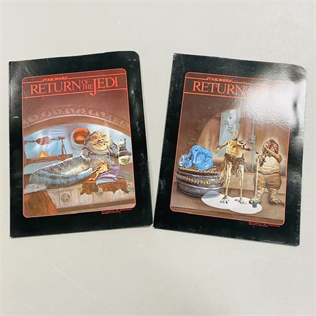 2x 1983 Return of the Jedi Folders