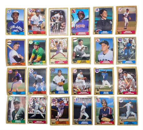 1987 Topps Lot II of Baseball Cards