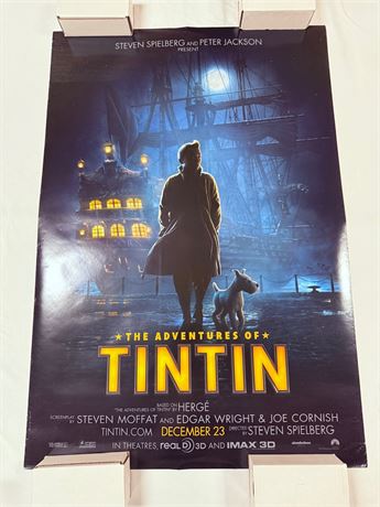 Tintin Original DS 27x40” Movie Poster