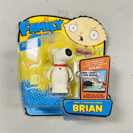 Family Guy Brian Toy New in Packaging