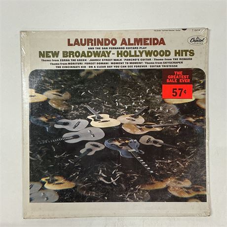 Laurindo Almeida New Broadway- Hollywood Hits Sealed Vinyl Record