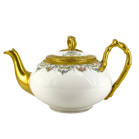 Vintage Limoges Porcelain Teapot