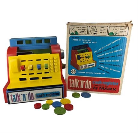 VTG Marx "Talk n" Do" Cash Register
