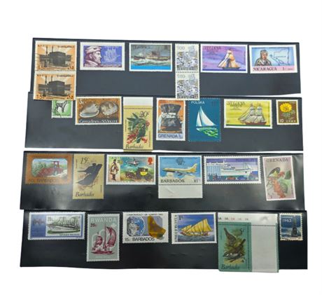 Lot of Foreign Stamps, unused