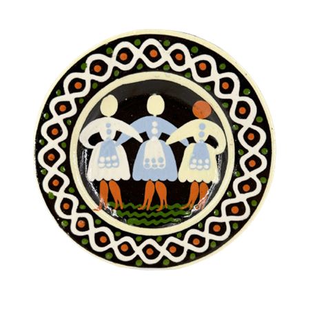 Keramika Pozdisovce ZVVD Michalovce Hand Painted Stoneware Plate