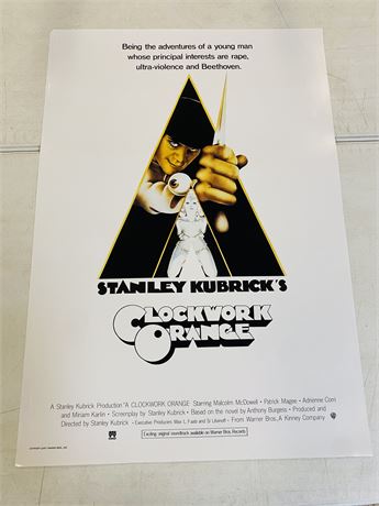 Clockwork Orange 27x40 Movie Poster - ROLLED