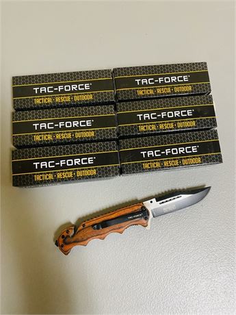 6 New Tac-Force Tactical Knives
