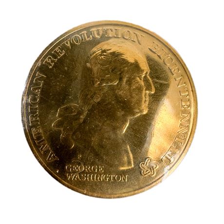 1976 American Revolution Bicentennial George Washington Commemorative Coin