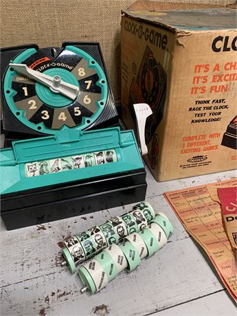 Vintage Clock-a-Game Multi Game Educational Toy