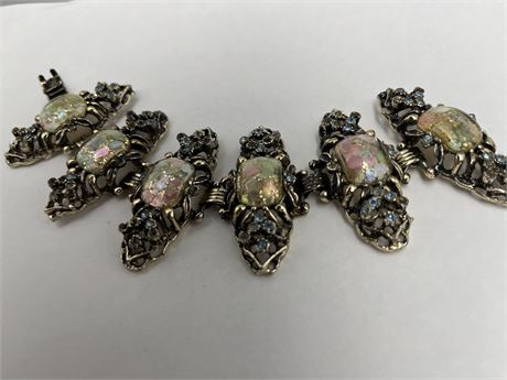 Vintage 60s multistone necklace