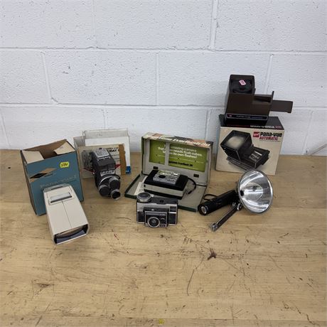 Variety Lot of Vintage Camera & Accessories
