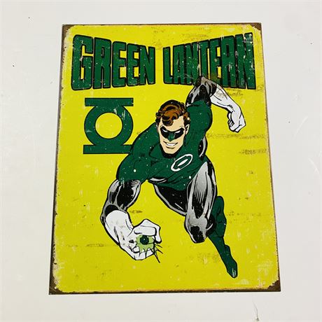 ‘Green Lantern’ 12.5x16” Retro Metal Sign