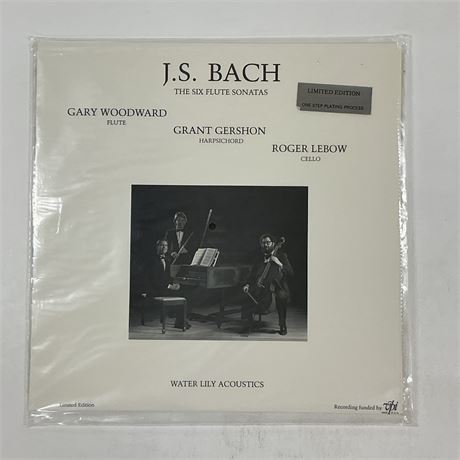 J.S. Bach the Six Flute Sonatas Sealed Vinyl Record