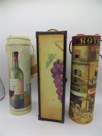 3 WINE GIFT BOXES